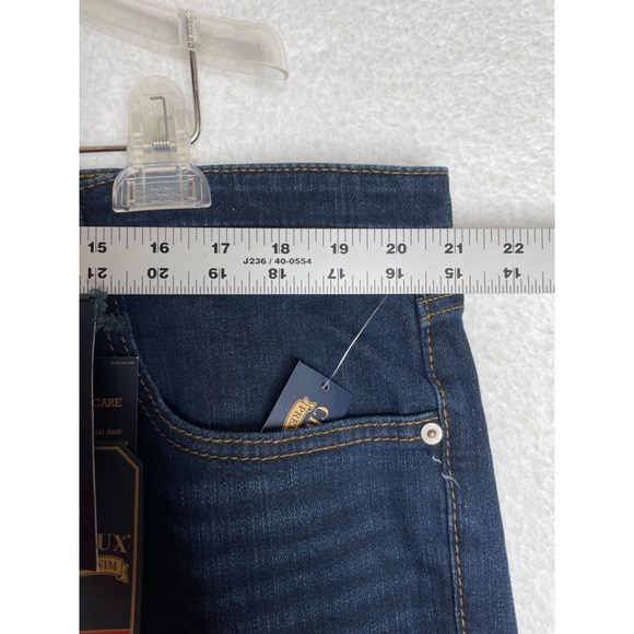 Cremieux 40 x 34 Premium Denim Men's Jeans Slim Fit Stretch Indigo Blue NWT - Picture 10 of 12